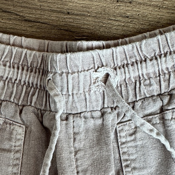 Linen Tan Women's Shorts 2pk - Picture 3 of 9
